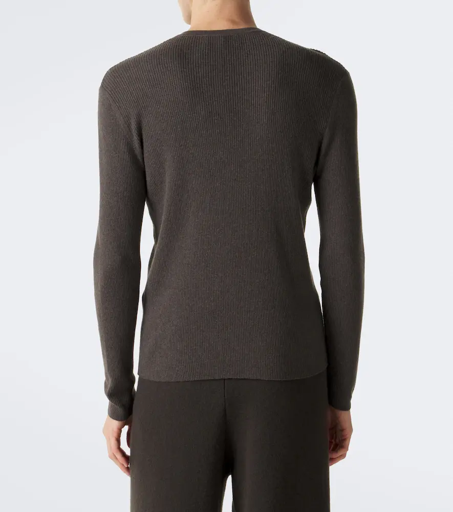 Lisa Yang Falk cotton and cashmere Henley shirt | Thumbnail 5 Lisa Yang Falk cotton and cashmere Henley shirt | Thumbnail 5