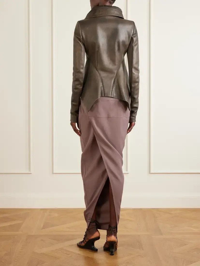 Rick Owens Naska Leather Biker Jacket | Thumbnail 4 Rick Owens Naska Leather Biker Jacket | Thumbnail 4