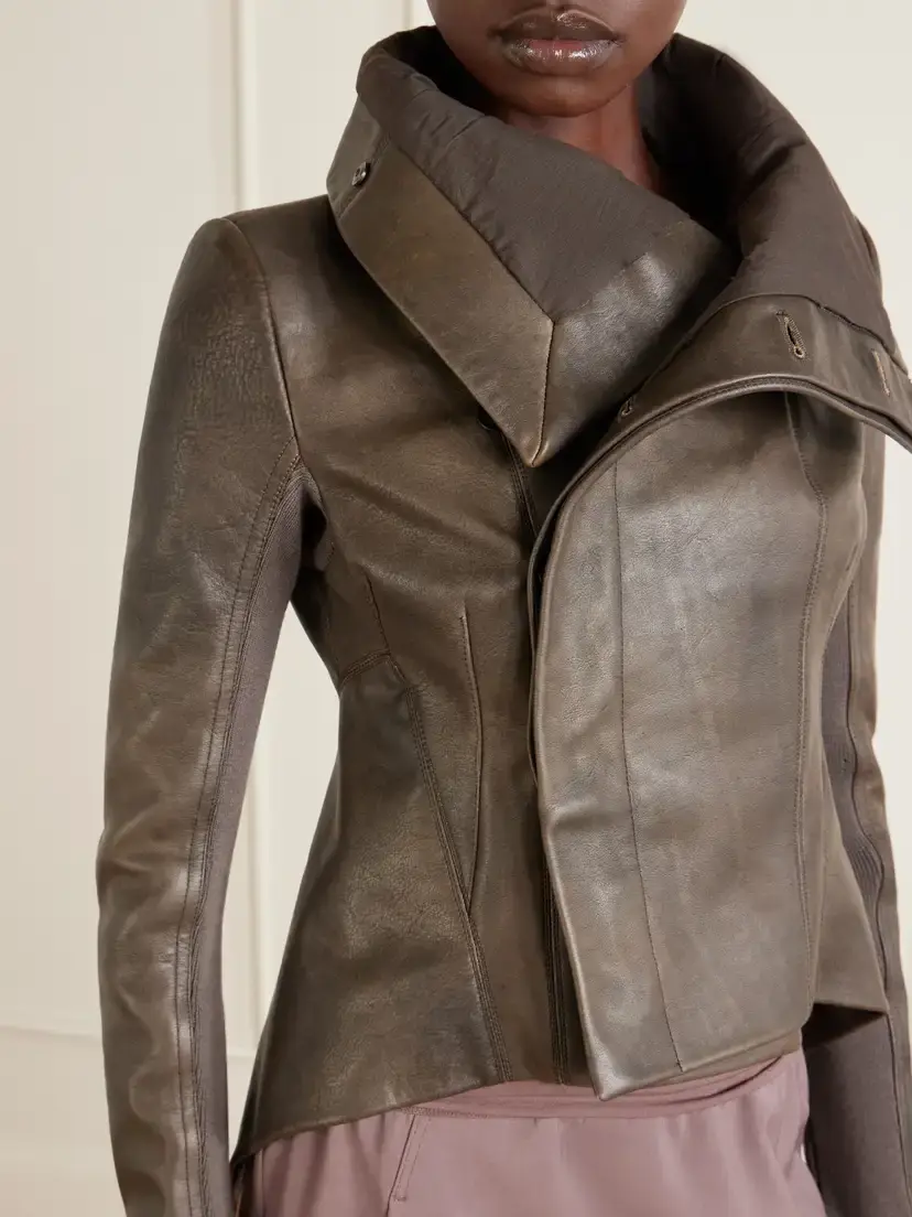 Rick Owens Naska Leather Biker Jacket | Thumbnail 5 Rick Owens Naska Leather Biker Jacket | Thumbnail 5