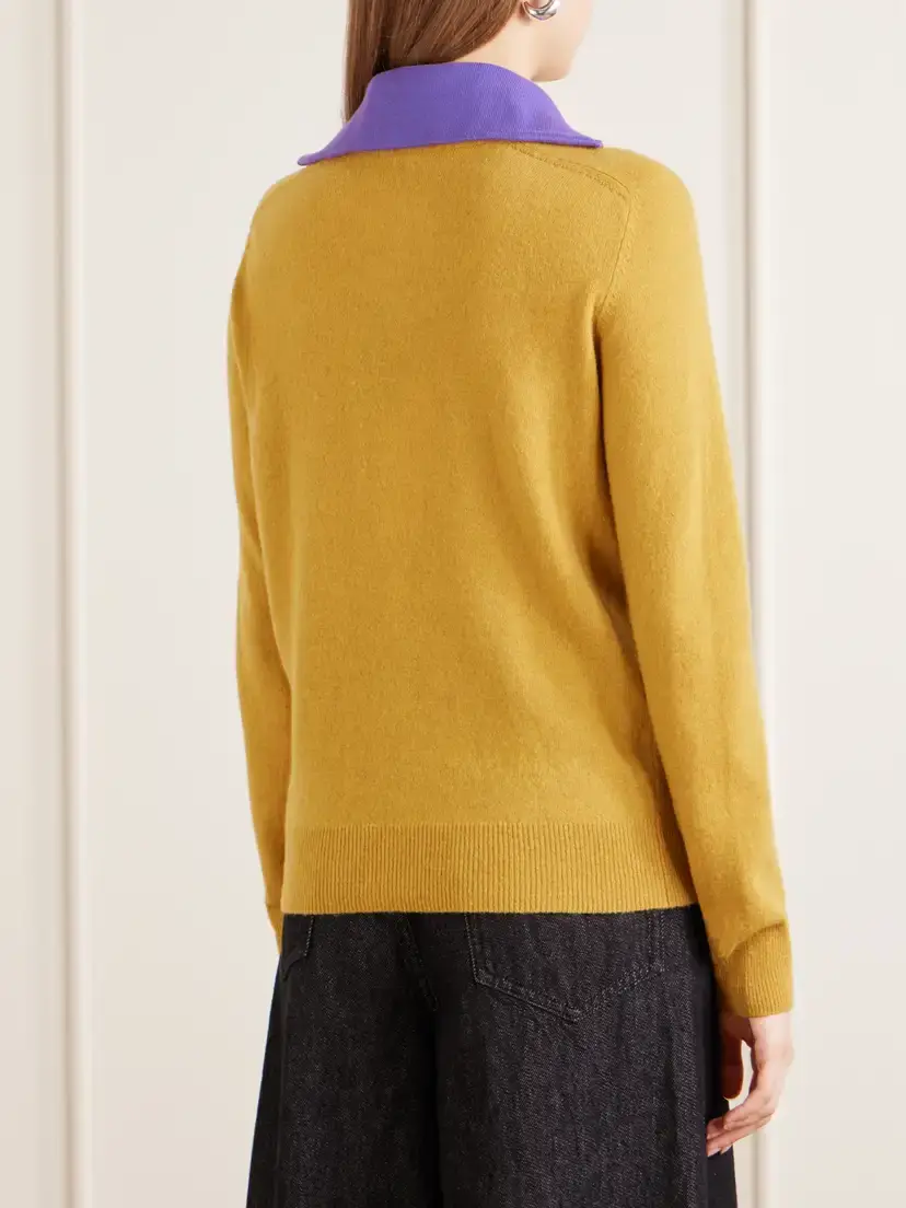 MM6 MAISON MARGIELA Ribbed Wool-blend Sweater | Thumbnail 4 MM6 MAISON MARGIELA Ribbed Wool-blend Sweater | Thumbnail 4