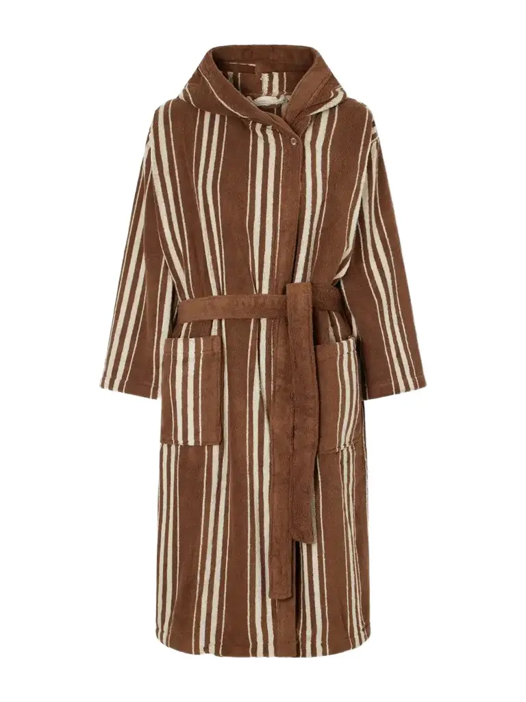 Autumn Sonata Charlotte Striped Cotton-terry Robe | Image 1 Autumn Sonata Charlotte Striped Cotton-terry Robe | Image 1