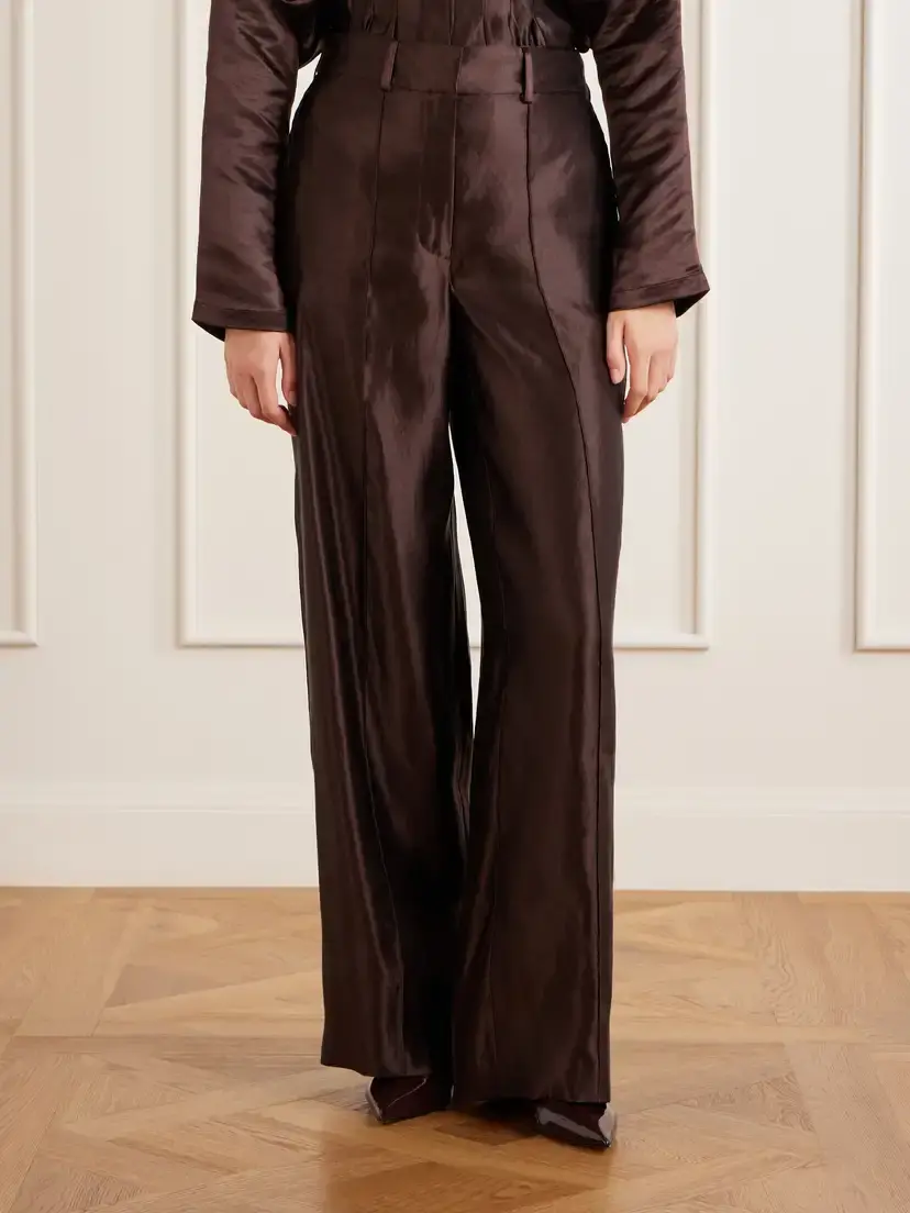 Joseph Jnane Linen And Silk-blend Wide-leg Pants | Thumbnail 3 Joseph Jnane Linen And Silk-blend Wide-leg Pants | Thumbnail 3