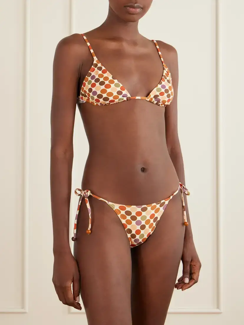 Eres Lou Lou Colorful Polka Dot Print Bikini Top | Thumbnail 2 Eres Lou Lou Colorful Polka Dot Print Bikini Top | Thumbnail 2
