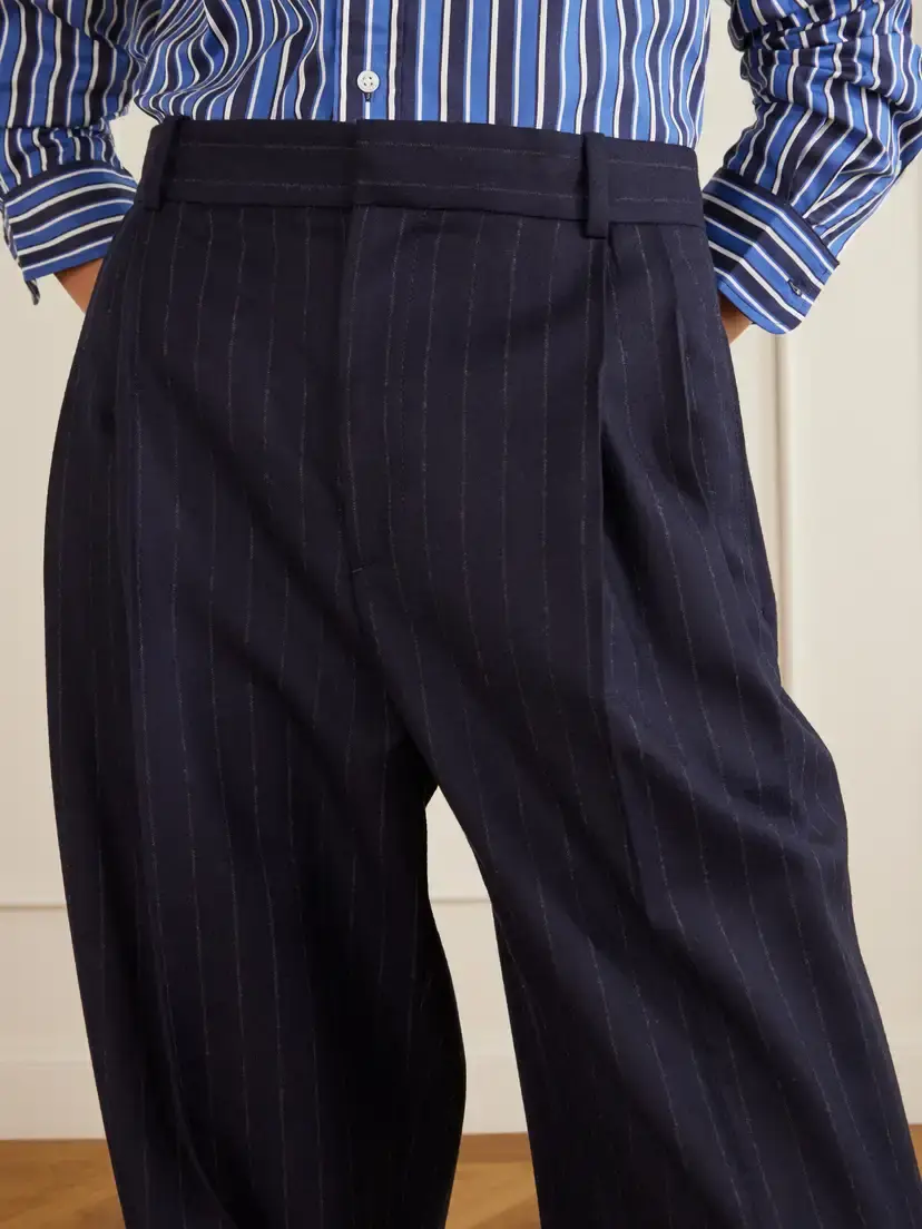 Polo Ralph Lauren Pinstriped Fresco-wool Straight-leg Pants | Thumbnail 5 Polo Ralph Lauren Pinstriped Fresco-wool Straight-leg Pants | Thumbnail 5