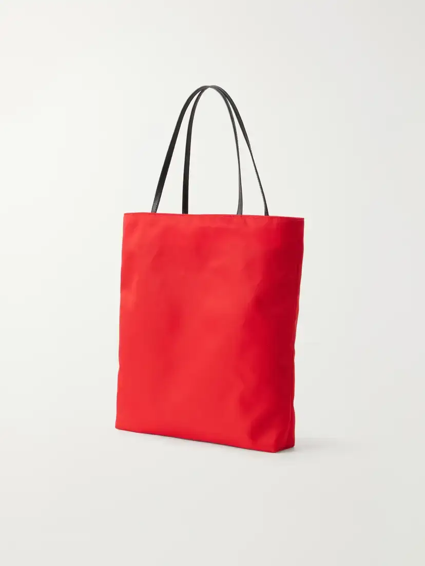 Valesque Thea Leather-trimmed Shell Tote | Thumbnail 4 Valesque Thea Leather-trimmed Shell Tote | Thumbnail 4
