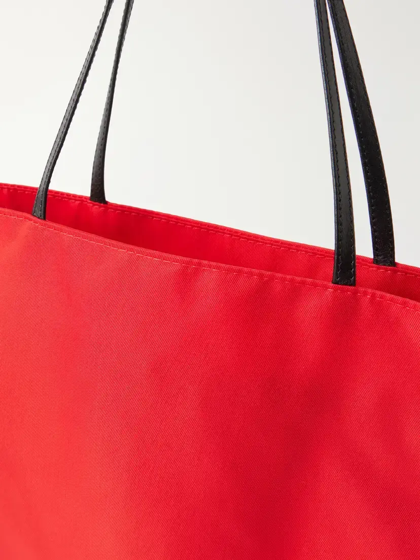 Valesque Thea Leather-trimmed Shell Tote | Thumbnail 5 Valesque Thea Leather-trimmed Shell Tote | Thumbnail 5