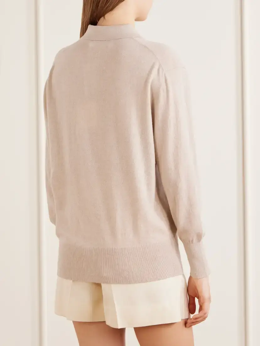 Arch4 Scarf-detailed Cashmere Sweater | Thumbnail 4 Arch4 Scarf-detailed Cashmere Sweater | Thumbnail 4