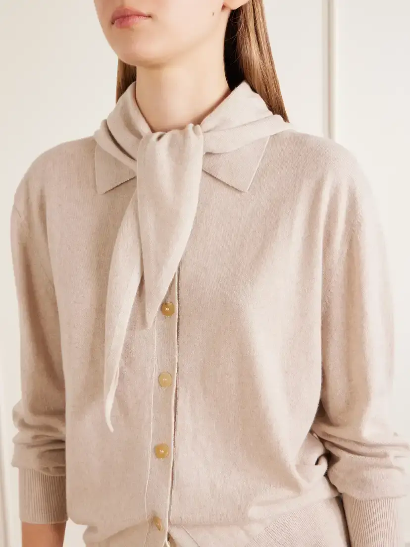 Arch4 Scarf-detailed Cashmere Sweater | Thumbnail 5 Arch4 Scarf-detailed Cashmere Sweater | Thumbnail 5