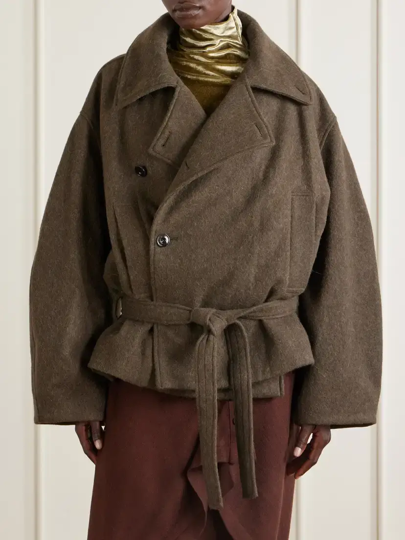 Lemaire Wool And Alpaca-blend Coat - Brown | Thumbnail 3 Lemaire Wool And Alpaca-blend Coat - Brown | Thumbnail 3