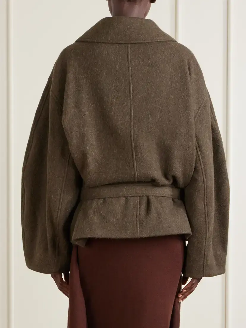 Lemaire Wool And Alpaca-blend Coat - Brown | Thumbnail 4 Lemaire Wool And Alpaca-blend Coat - Brown | Thumbnail 4
