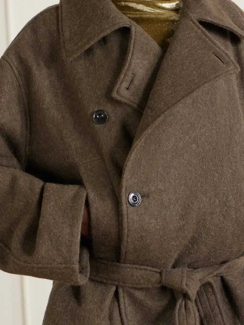 Lemaire Wool And Alpaca-blend Coat - Brown | Thumbnail 5 Lemaire Wool And Alpaca-blend Coat - Brown | Thumbnail 5