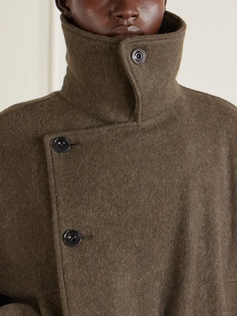 Lemaire Wool And Alpaca-blend Coat - Brown | Thumbnail 6 Lemaire Wool And Alpaca-blend Coat - Brown | Thumbnail 6