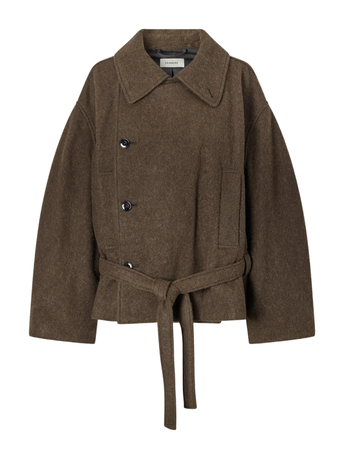 Wool And Alpaca-blend Coat - Brown Wool And Alpaca-blend Coat - Brown