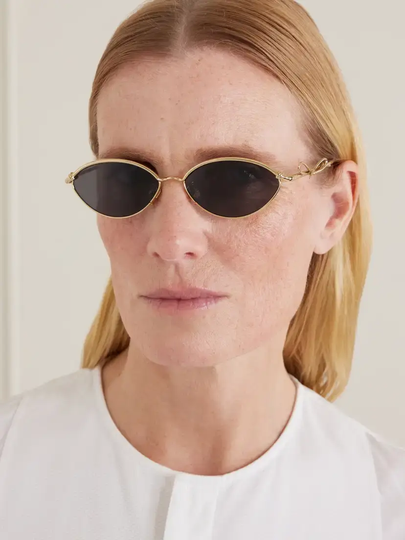 DIOR Eyewear Dior Bow R1u Gold-tone Round-frame Sunglasses | Thumbnail 2 DIOR Eyewear Dior Bow R1u Gold-tone Round-frame Sunglasses | Thumbnail 2
