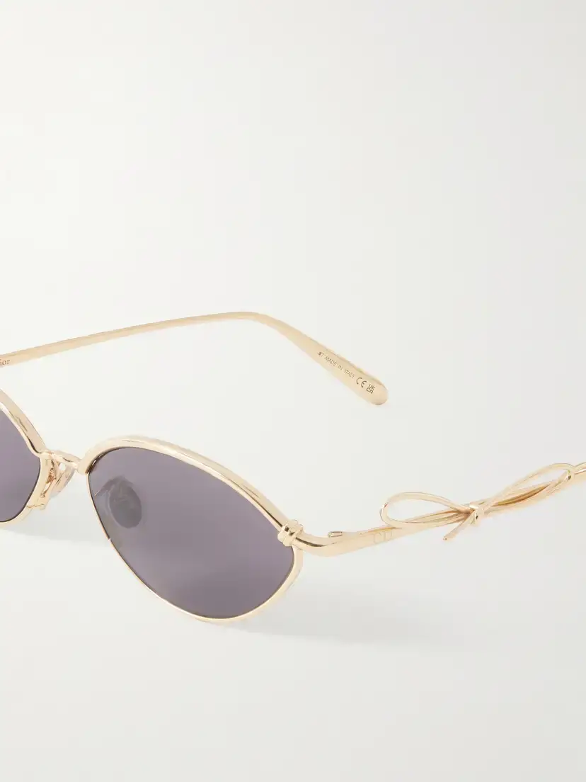 DIOR Eyewear Dior Bow R1u Gold-tone Round-frame Sunglasses | Thumbnail 4 DIOR Eyewear Dior Bow R1u Gold-tone Round-frame Sunglasses | Thumbnail 4