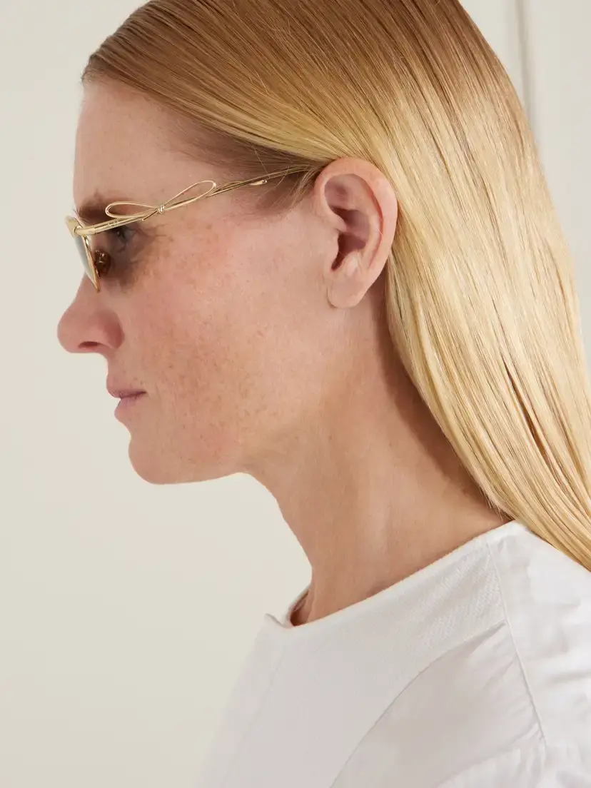 DIOR Eyewear Dior Bow R1u Gold-tone Round-frame Sunglasses | Thumbnail 5 DIOR Eyewear Dior Bow R1u Gold-tone Round-frame Sunglasses | Thumbnail 5
