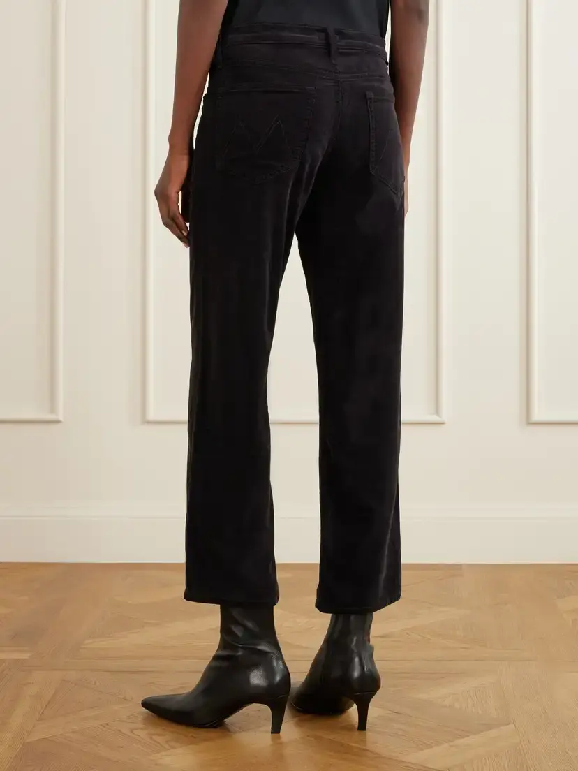 Mother The Newbie Ankle Cotton-blend Corduroy Mid-waist Straight-leg Pants | Thumbnail 4 Mother The Newbie Ankle Cotton-blend Corduroy Mid-waist Straight-leg Pants | Thumbnail 4