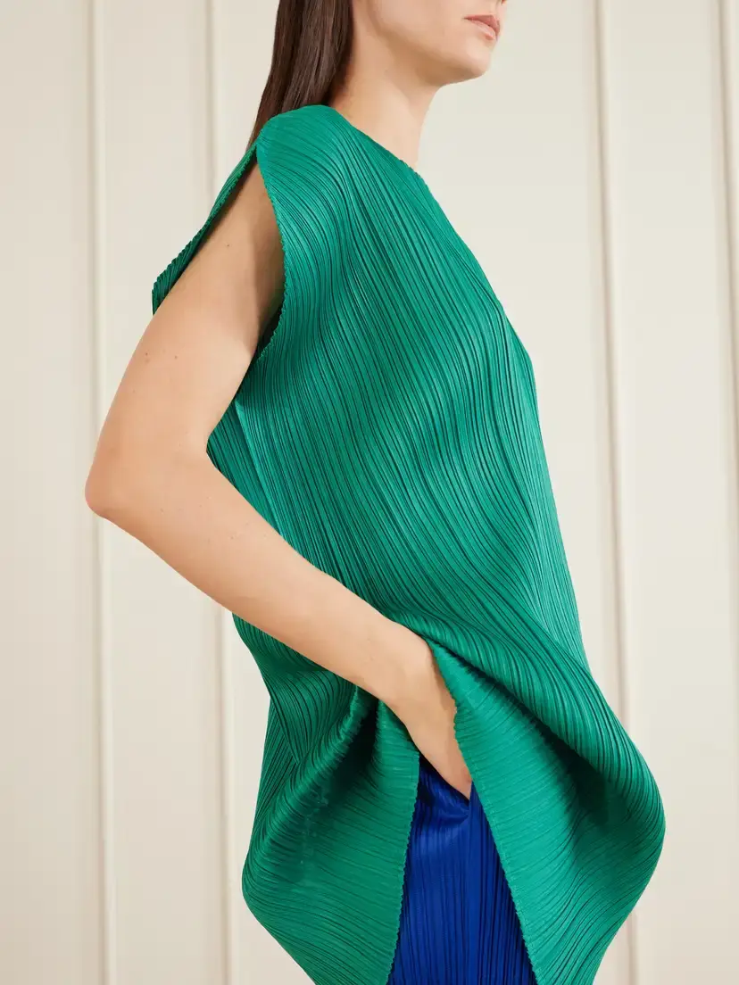 Pleats Please Issey Miyake Plissé Mini Dress | Thumbnail 4