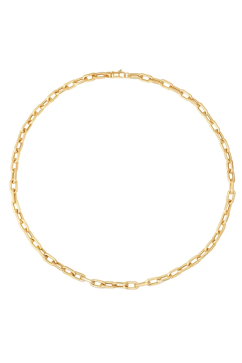 Medium Rectangle Chain Necklace