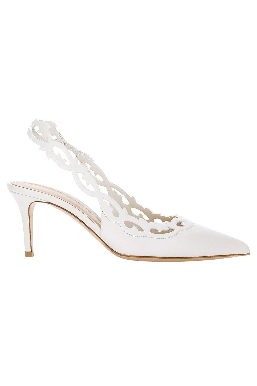 Gianvito Rossi Nappa Heel Sandal 70