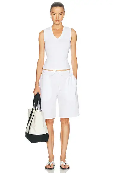 LESET Nando Sleeveless V-Neck Tank Top | Thumbnail 4 LESET Nando Sleeveless V-Neck Tank Top | Thumbnail 4