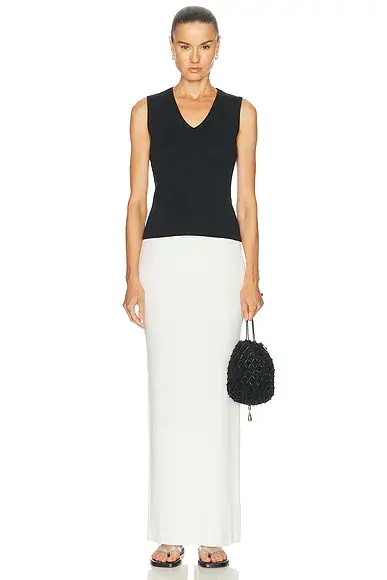LESET Nando Sleeveless V-Neck Tank Top | Thumbnail 4 LESET Nando Sleeveless V-Neck Tank Top | Thumbnail 4