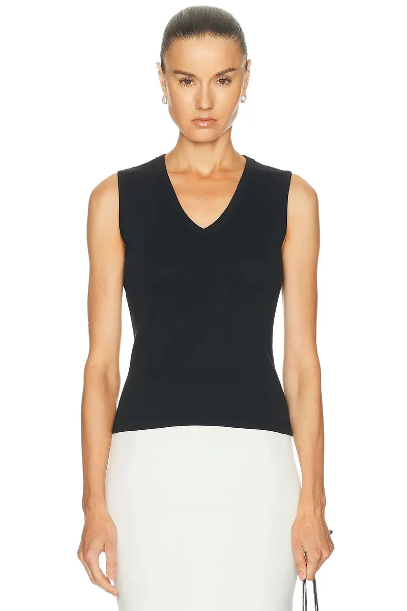 Nando Sleeveless V-Neck Tank Top Nando Sleeveless V-Neck Tank Top