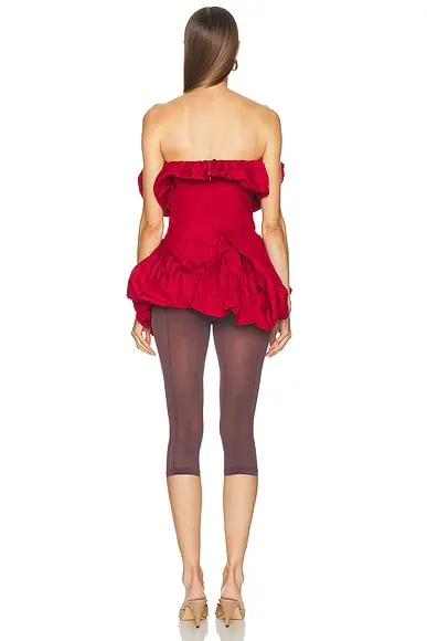 Magda Butrym Strapless Bubble Mini Dress | Thumbnail 4 Magda Butrym Strapless Bubble Mini Dress | Thumbnail 4