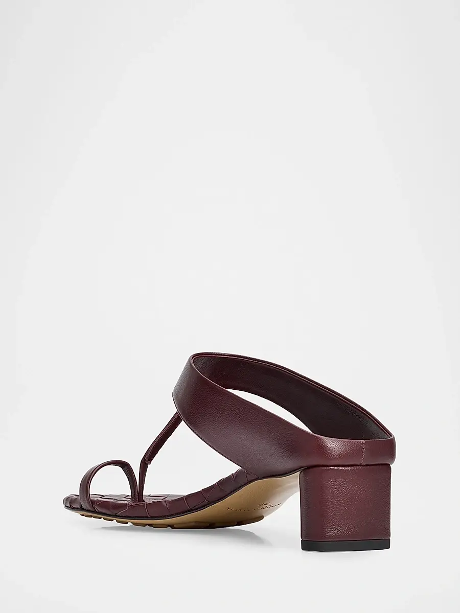 Bottega Veneta Women's Livia 40MM Leather Sandals | Thumbnail 3