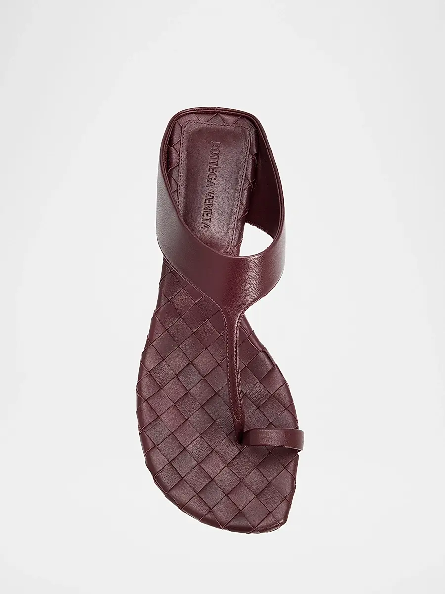 Bottega Veneta Women's Livia 40MM Leather Sandals | Thumbnail 4