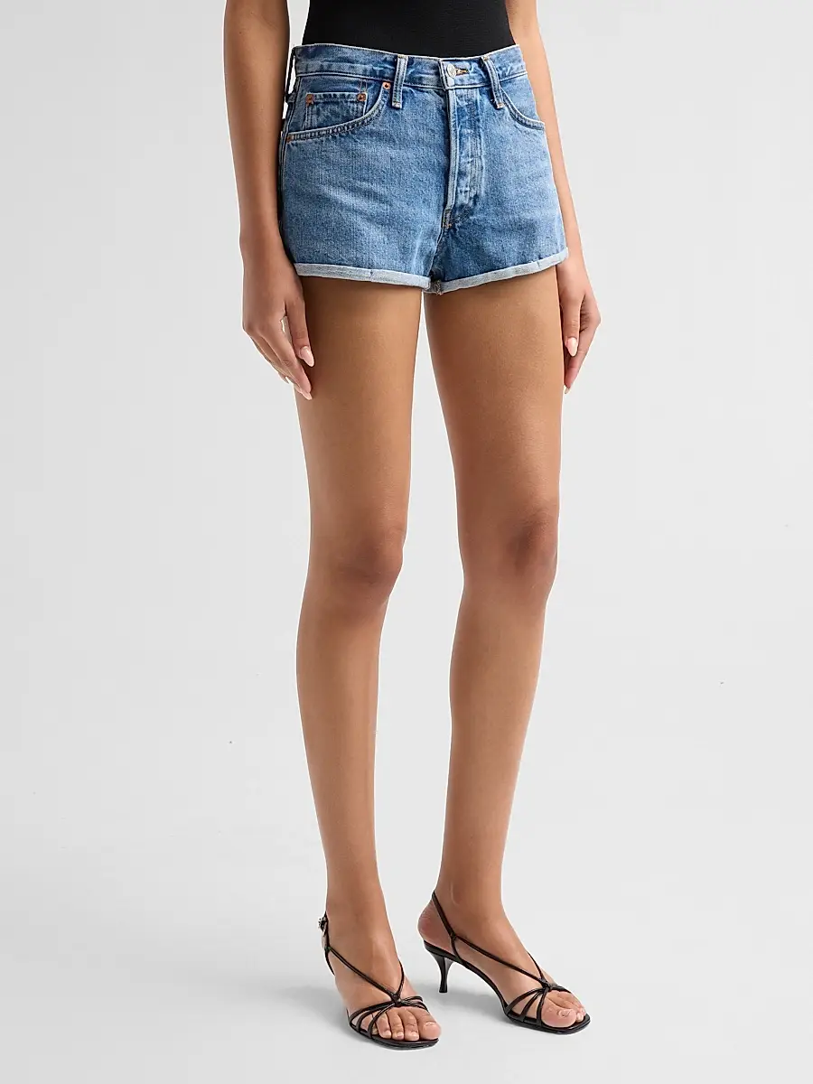 RE/DONE Women's Daisy Denim Shorts | Thumbnail 4