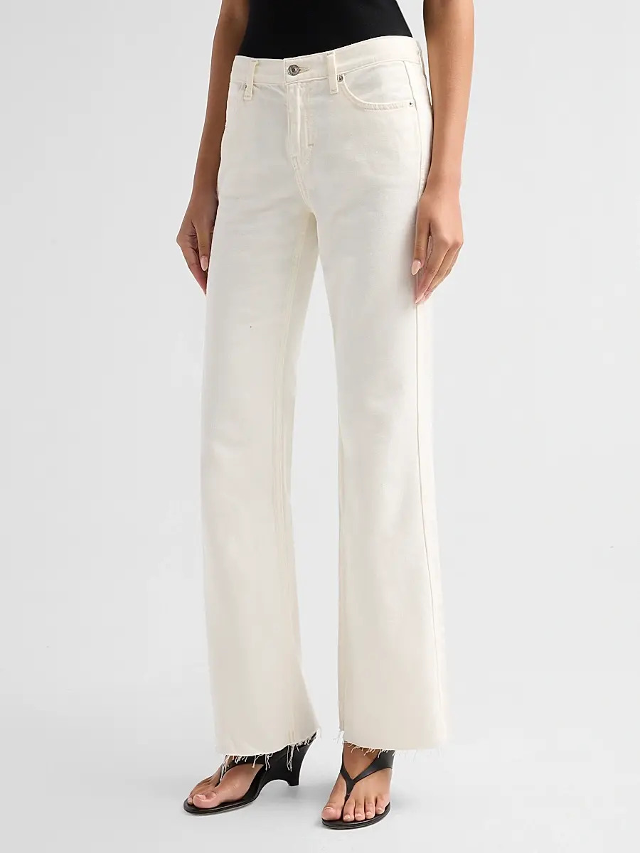 RE/DONE Women's The Californian Mid-Rise Wide-Leg Jeans | Thumbnail 4 RE/DONE Women's The Californian Mid-Rise Wide-Leg Jeans | Thumbnail 4