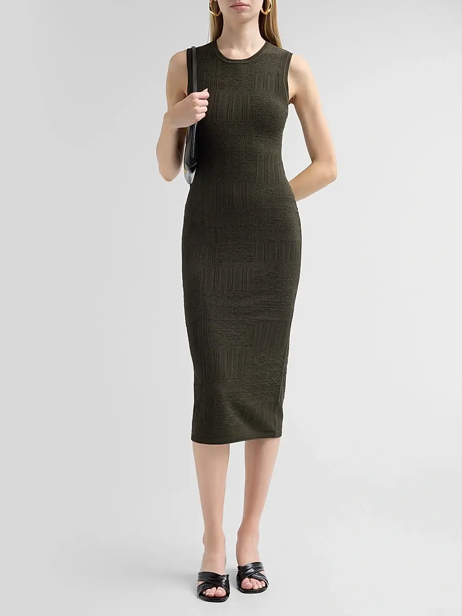 Veronica Beard Women's Tamiko Knit Midi Dress | Thumbnail 2 Veronica Beard Women's Tamiko Knit Midi Dress | Thumbnail 2