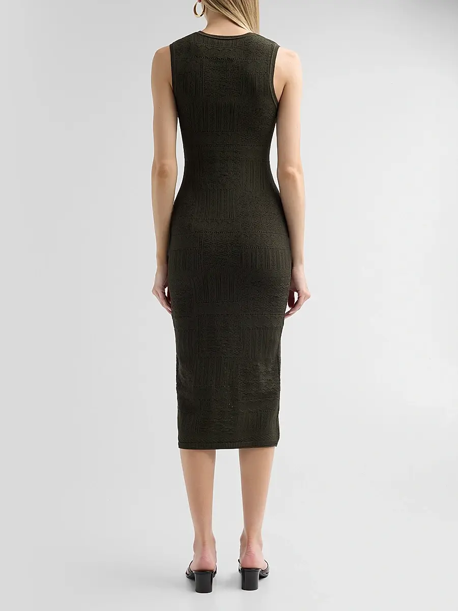 Veronica Beard Women's Tamiko Knit Midi Dress | Thumbnail 3 Veronica Beard Women's Tamiko Knit Midi Dress | Thumbnail 3