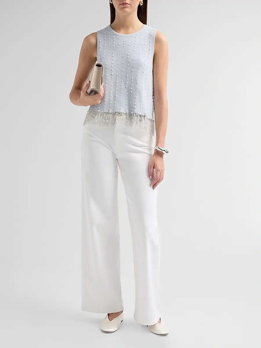rag & bone Women's James Crochet Fringe Tank | Thumbnail 2 rag & bone Women's James Crochet Fringe Tank | Thumbnail 2