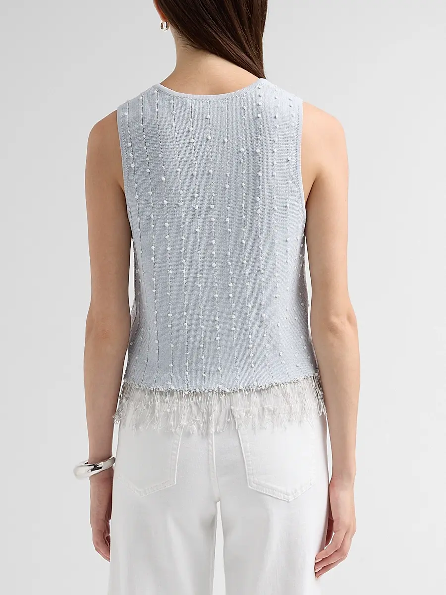 rag & bone Women's James Crochet Fringe Tank | Thumbnail 3 rag & bone Women's James Crochet Fringe Tank | Thumbnail 3