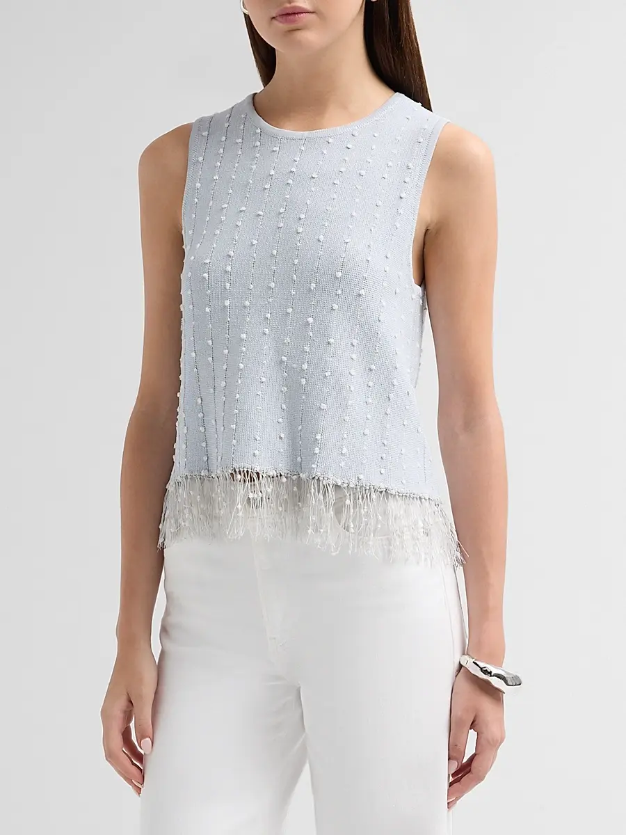 rag & bone Women's James Crochet Fringe Tank | Thumbnail 4 rag & bone Women's James Crochet Fringe Tank | Thumbnail 4