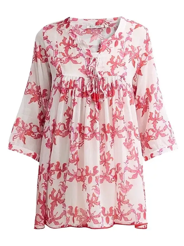 Women's Seychelles Floral Cotton Short Tunic Women's Seychelles Floral Cotton Short Tunic