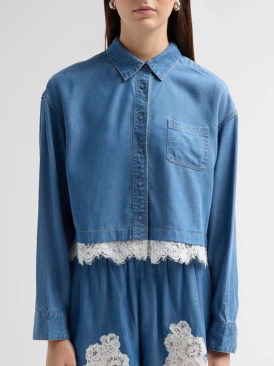 Cami NYC Women's Garance Cropped Shirt | Thumbnail 5 Cami NYC Women's Garance Cropped Shirt | Thumbnail 5