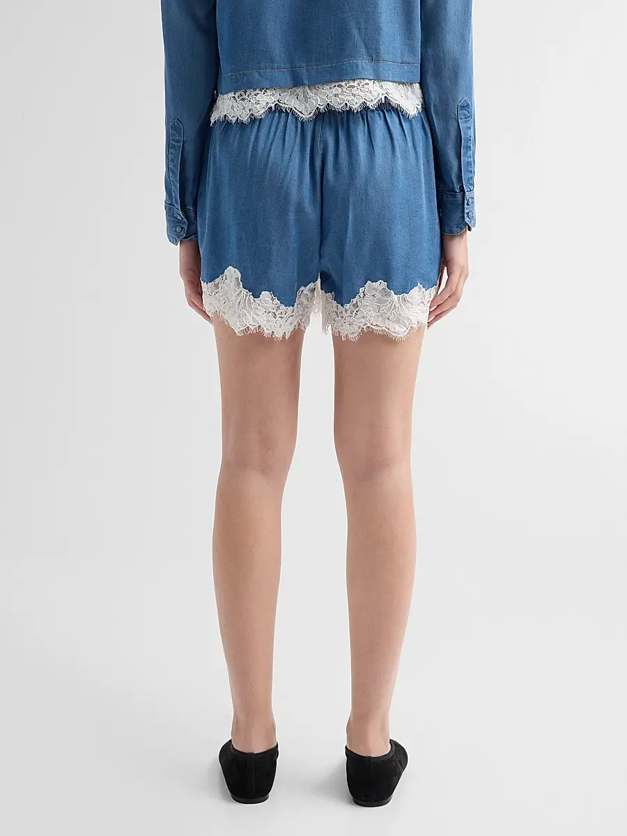 Cami NYC Women's Alona Lace-Trim Shorts | Thumbnail 3 Cami NYC Women's Alona Lace-Trim Shorts | Thumbnail 3