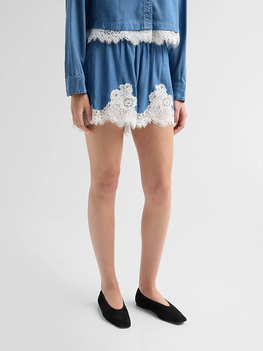 Cami NYC Women's Alona Lace-Trim Shorts | Thumbnail 4 Cami NYC Women's Alona Lace-Trim Shorts | Thumbnail 4