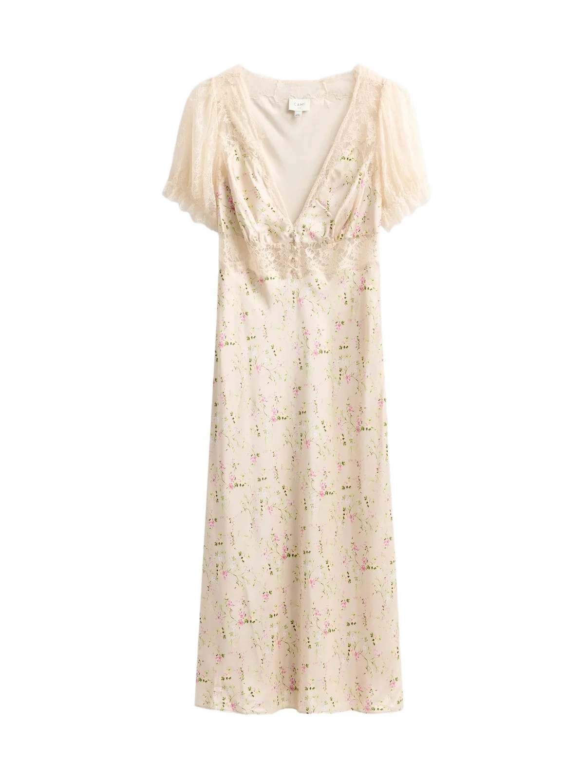 Women's Dinah Floral Silk Midi Dress