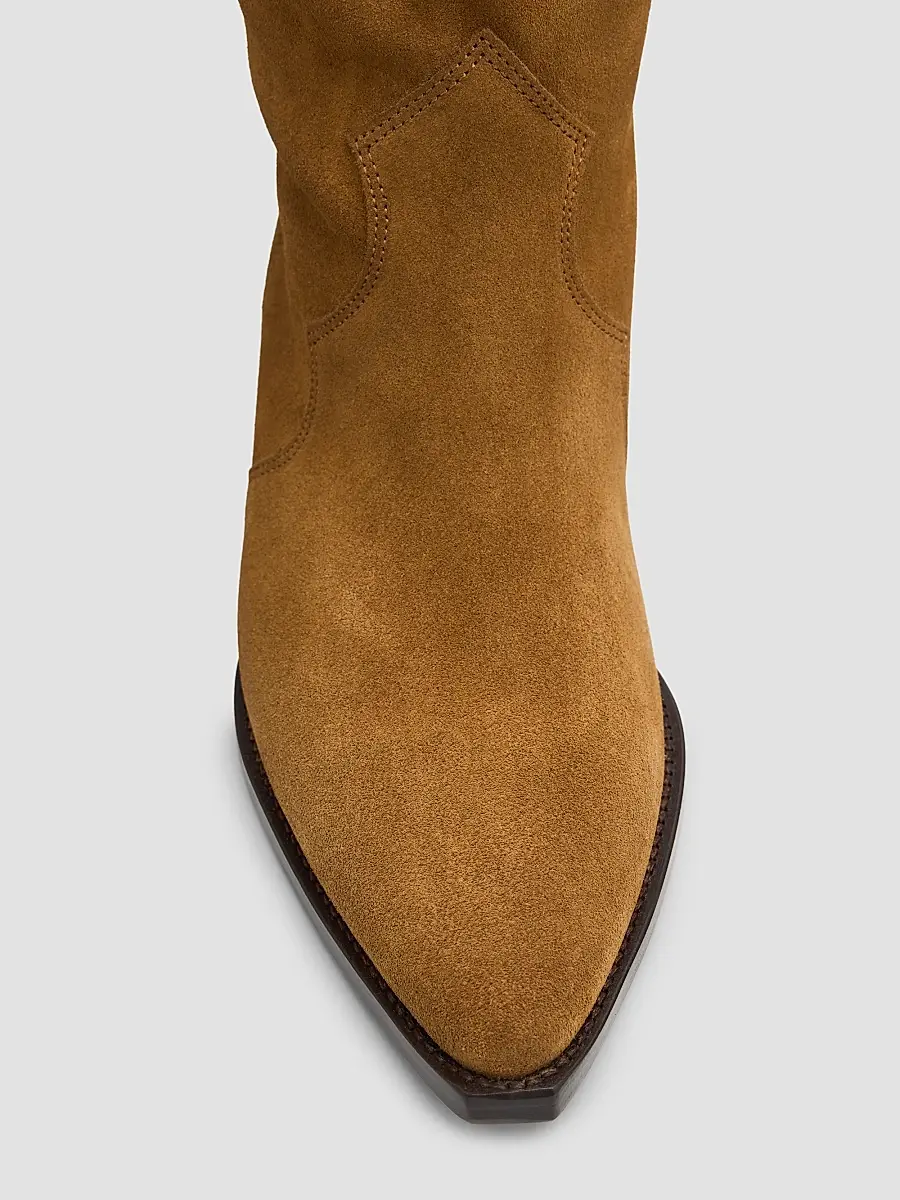 Isabel Marant Women's Denvee 40MM Suede Tall Western Boots | Thumbnail 5