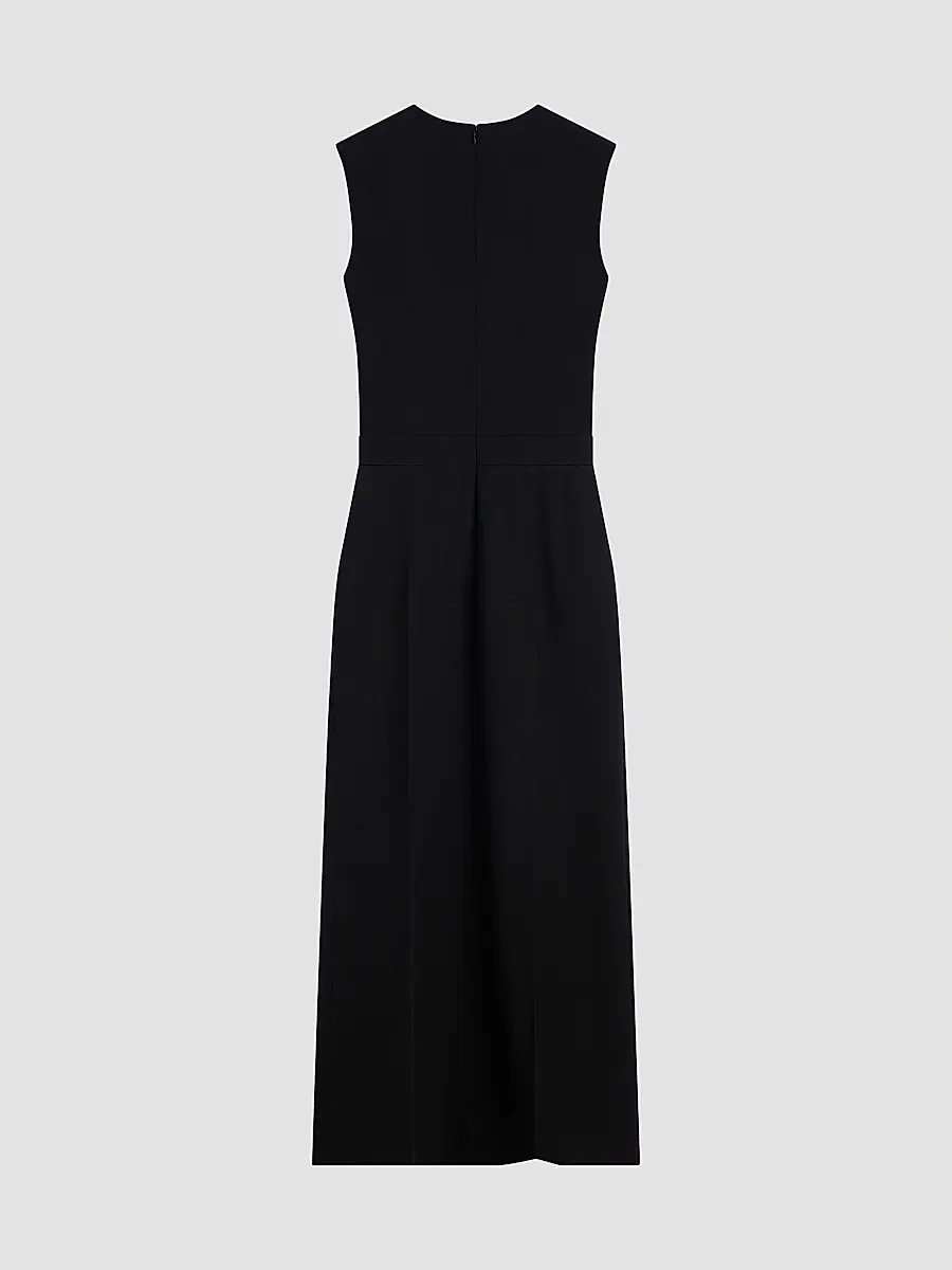 Givenchy Women's Midi Dress in Wool - Black | Thumbnail 2 Givenchy Women's Midi Dress in Wool - Black | Thumbnail 2