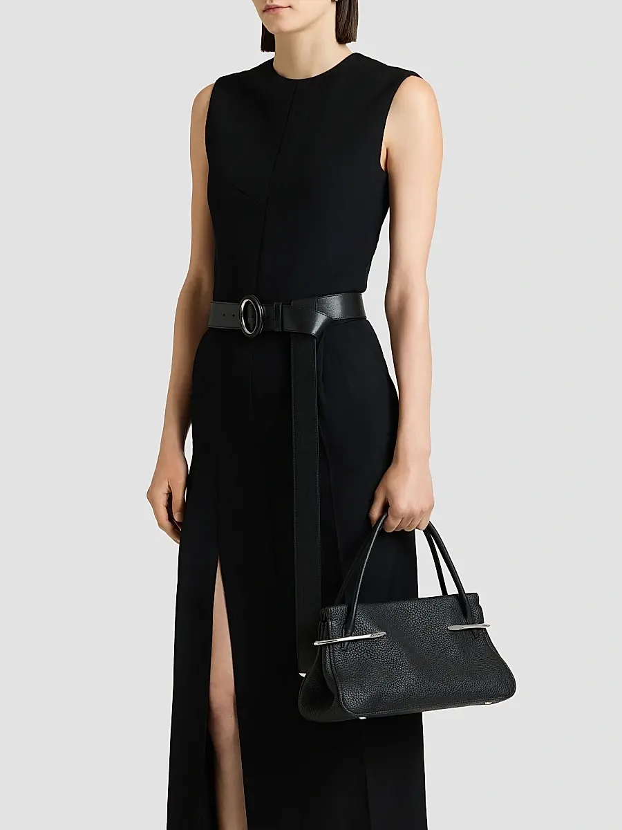 Givenchy Women's Midi Dress in Wool - Black | Thumbnail 3 Givenchy Women's Midi Dress in Wool - Black | Thumbnail 3