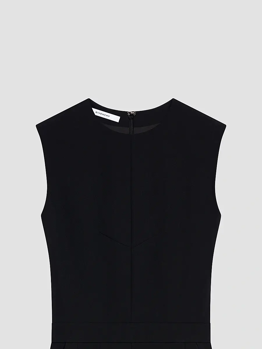 Givenchy Women's Midi Dress in Wool - Black | Thumbnail 5 Givenchy Women's Midi Dress in Wool - Black | Thumbnail 5