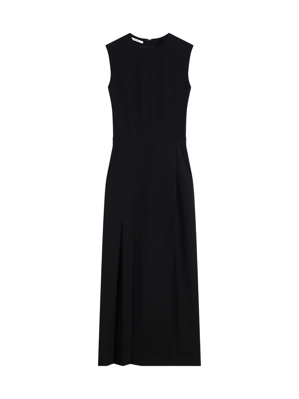 Women's Midi Dress in Wool - Black Women's Midi Dress in Wool - Black
