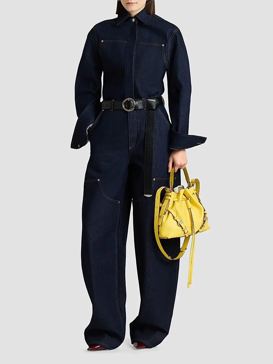 Givenchy Women's Shirt in Raw Denim - Dark Blue | Thumbnail 2 Givenchy Women's Shirt in Raw Denim - Dark Blue | Thumbnail 2