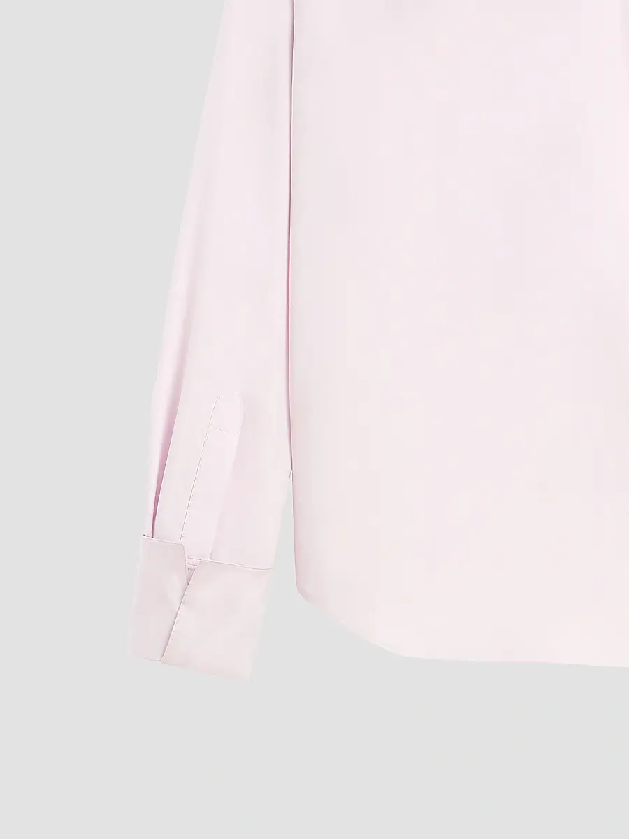 Givenchy Women's Shirt in Silk with Deconstructed Collar - Light Pink | Thumbnail 5 Givenchy Women's Shirt in Silk with Deconstructed Collar - Light Pink | Thumbnail 5