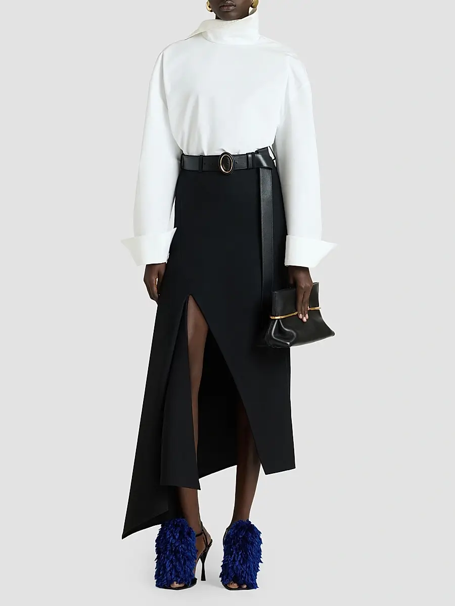 Givenchy Women's Back-to-Front Shirt in Poplin - White | Thumbnail 2 Givenchy Women's Back-to-Front Shirt in Poplin - White | Thumbnail 2